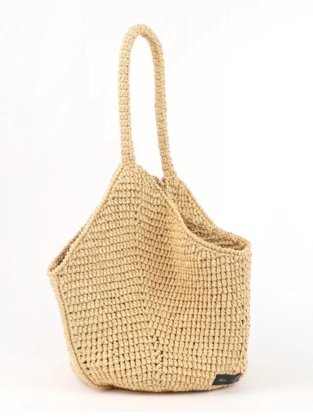 KHAITE Beige Handwoven Raffia Tote - Picture 2 of 4